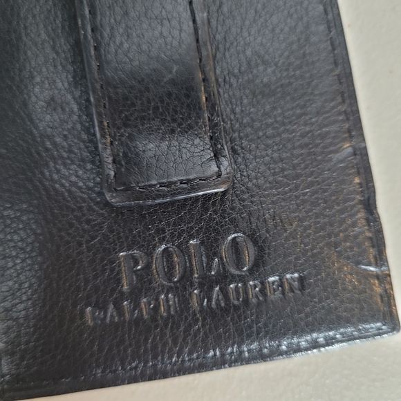 Polo Ralph Lauren Leather Card Case w/ Money Clip - Picture 3 of 9